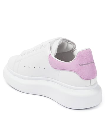 Oversized leather sneakers | Alexander McQueen Kids