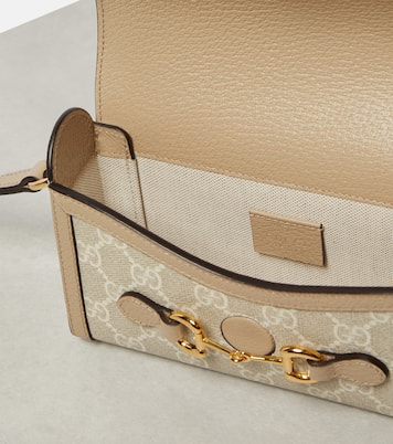 Schultertasche Horsebit 1955 GG Mini aus Canvas | Gucci
