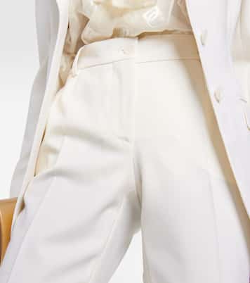 Pantaloni in misto lana a vita bassa | Dolce&Gabbana
