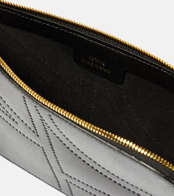 Pochette in pelle con monogramma | Toteme