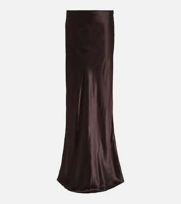 Maxirock aus Satin | Ann Demeulemeester