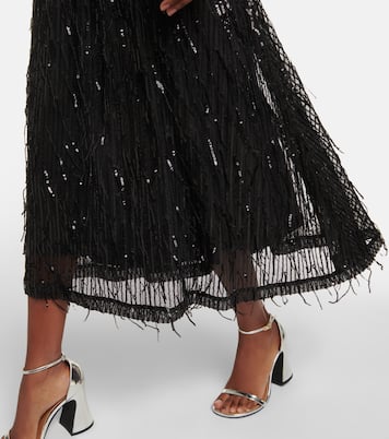 Sequined midi dress | Rotate