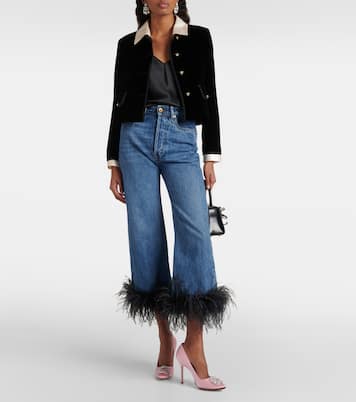 Hangisi 105 embellished satin pumps | Manolo Blahnik