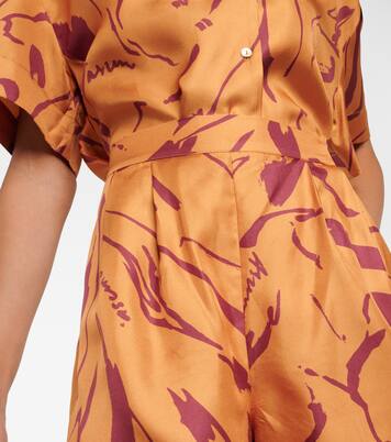 Shorts Carros in twill di seta | Asceno
