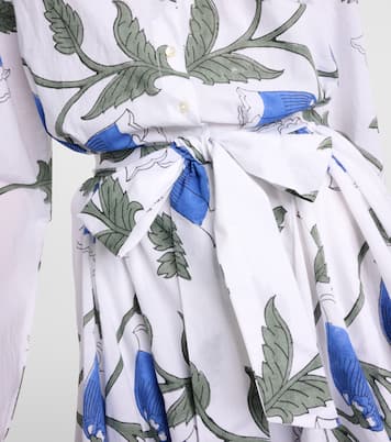 Vestido camisero de algodón floral | Juliet Dunn