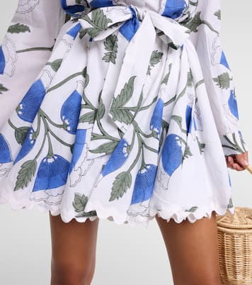 Vestido camisero de algodón floral | Juliet Dunn