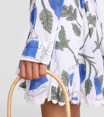 Vestido camisero de algodón floral | Juliet Dunn