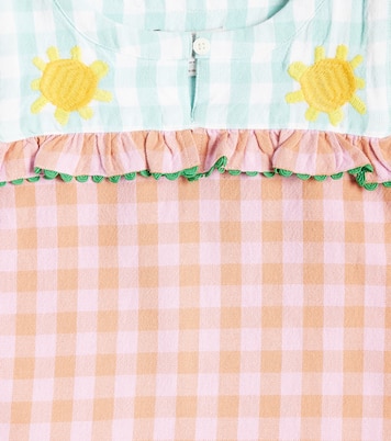 Top de algodón a cuadros vichy | Stella McCartney Kids