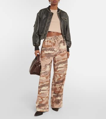 Fega camouflage cotton sweatpants | Acne Studios