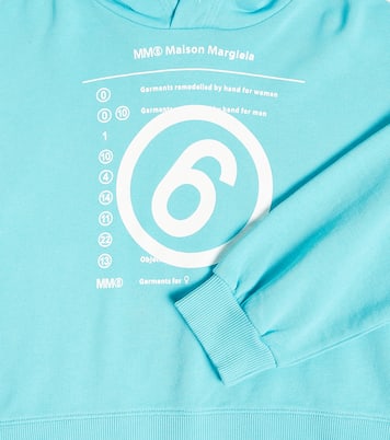 Sudadera con capucha de algodón | MM6 Maison Margiela Kids