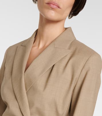 Robe blazer Odessa en laine vierge | Max Mara