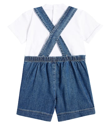 Bébé – Set t-shirt et salopette en coton mélangé | Il Gufo