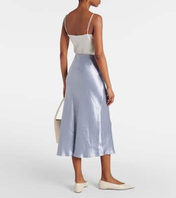 Falda midi Alessio de satén | Max Mara