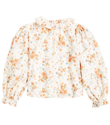 Bedruckte Bluse aus Baumwoll-Voile | Petite Amalie  