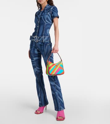 Borsa a spalla Iride Small con pelle | Pucci