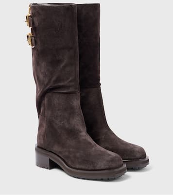 Stiefel Brooklyn Kb 50 aus Veloursleder | Jimmy Choo