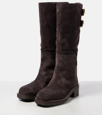 Stiefel Brooklyn Kb 50 aus Veloursleder | Jimmy Choo
