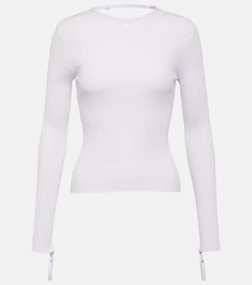 Top acanalado con aberturas | Courrèges