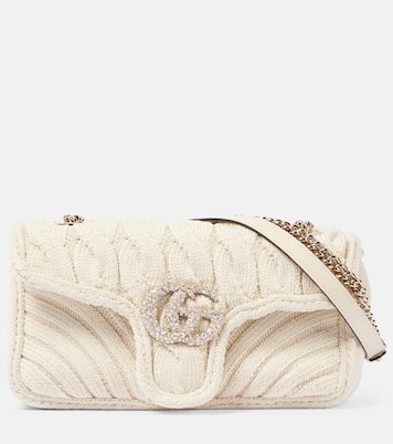 Borsa a spalla GG Marmont Small in maglia | Gucci
