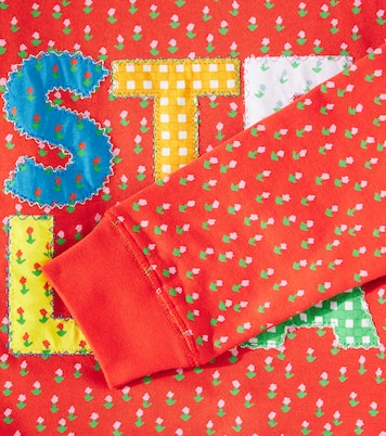 Sudadera de jersey de algodón con logo | Stella McCartney Kids