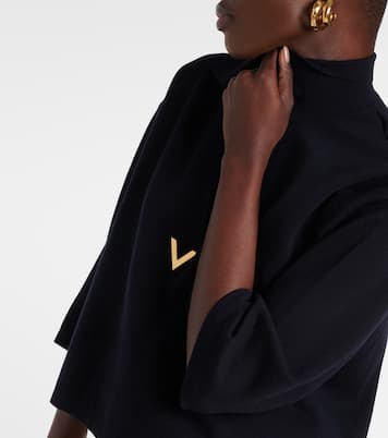 Top de lana virgen con logo | Valentino