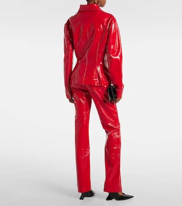 Faux leather jacket | Norma Kamali