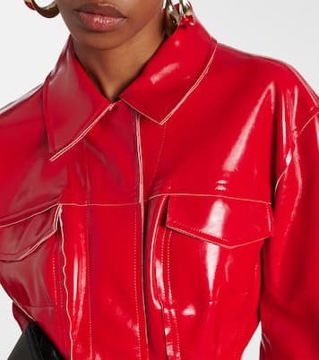 Faux leather jacket | Norma Kamali