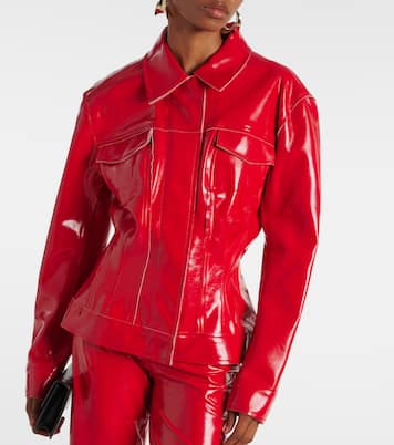 Faux leather jacket | Norma Kamali