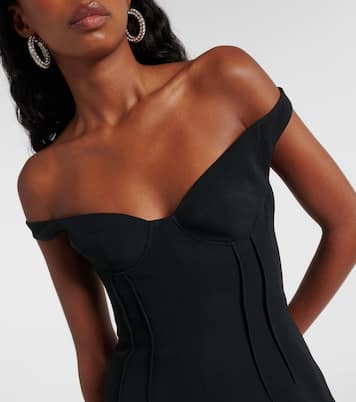 Off-shoulder minidress | David Koma