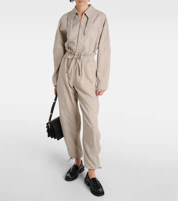 Pantaloni a gamba larga e vita alta | Ganni