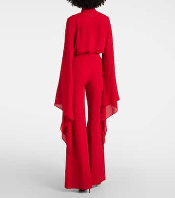 High-rise flared pants | Elie Saab