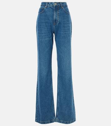 Jeans a gamba larga e vita media | Ami Paris