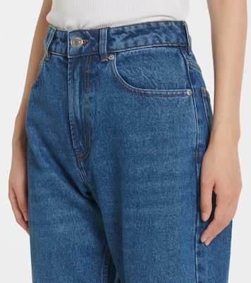 Jeans a gamba larga e vita media | Ami Paris