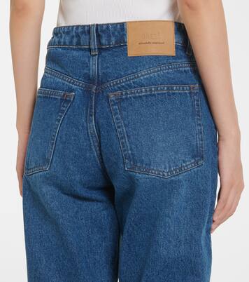 Jeans a gamba larga e vita media | Ami Paris