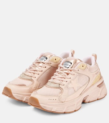 Lightstar mesh and leather sneakers | Golden Goose