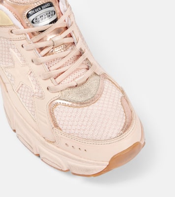 Lightstar mesh and leather sneakers | Golden Goose