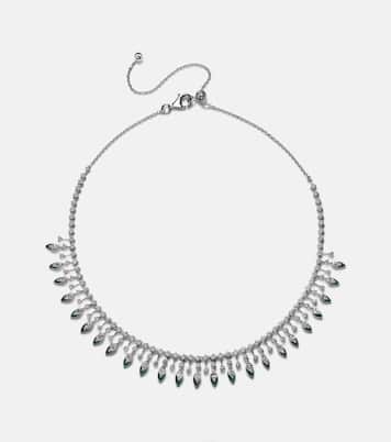 Chocker Drop in oro 18kt con diamanti e smalto | Kamyen