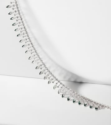Chocker Drop in oro 18kt con diamanti e smalto | Kamyen