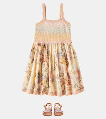Kleid Tallow aus einem Baumwollgemisch | Zimmermann Kids