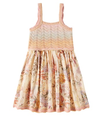 Kleid Tallow aus einem Baumwollgemisch | Zimmermann Kids