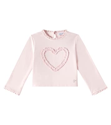 Top in jersey di cotone con volant | Self-Portrait Kids