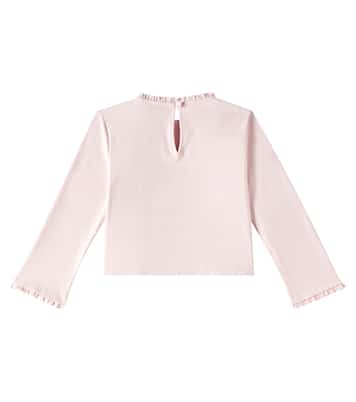 Top in jersey di cotone con volant | Self-Portrait Kids