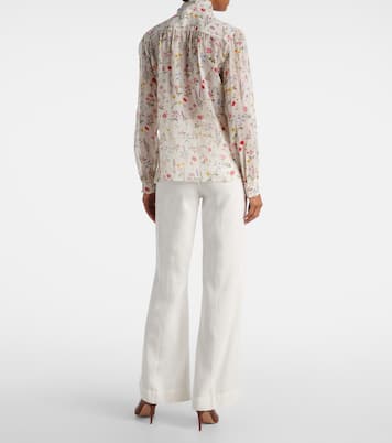 Blusa in seta con stampa | Giambattista Valli