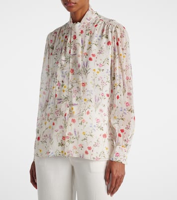Blusa in seta con stampa | Giambattista Valli