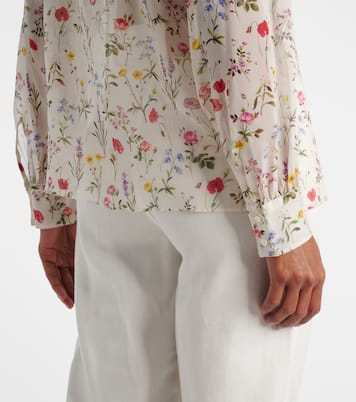 Blusa in seta con stampa | Giambattista Valli