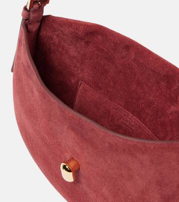 Tondo Small suede shoulder bag | Savette