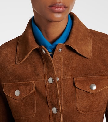 Giacca camicia in suede | Prada