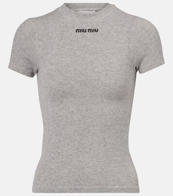 x Petit Bateau - T-shirt in jersey | Miu Miu