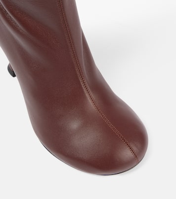 Ankle Boots Iris 95 aus Leder | Amina Muaddi
