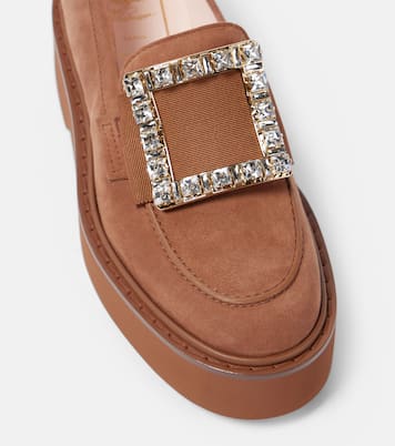 Viv' Rangers suede platform loafers | Roger Vivier